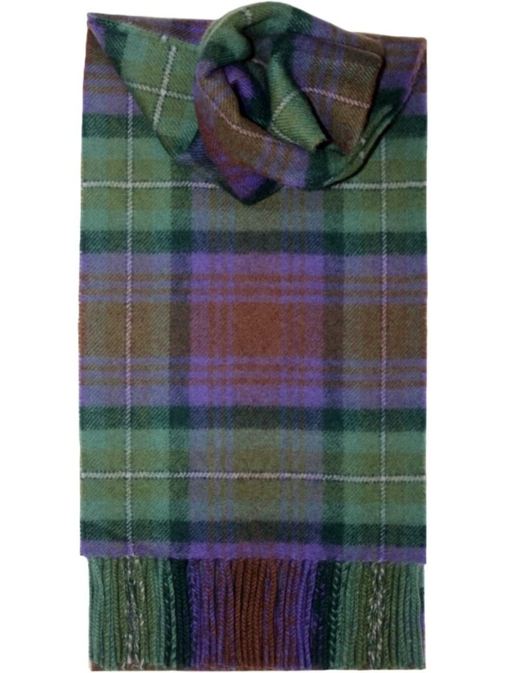 Cozy Tartan Lambswool Scarf | Soft Warmth for Winter Fashion & Style